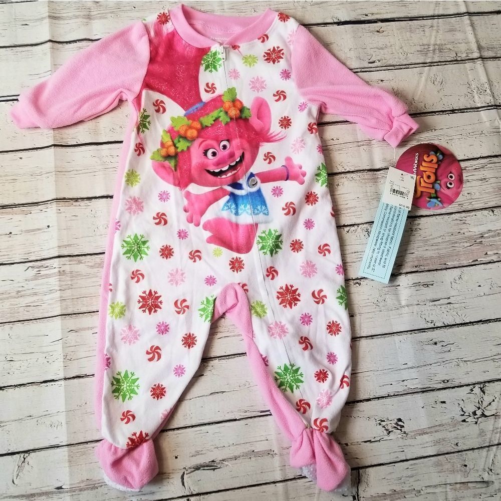 Dream works troll onsie pj